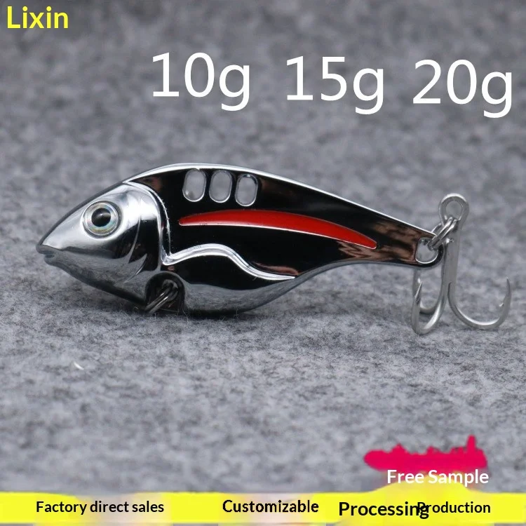 Espressif Lure Dolphin VIB Zinc Alloy Full-Water-Column Bass Bait ABS Pencil Lure - view 3