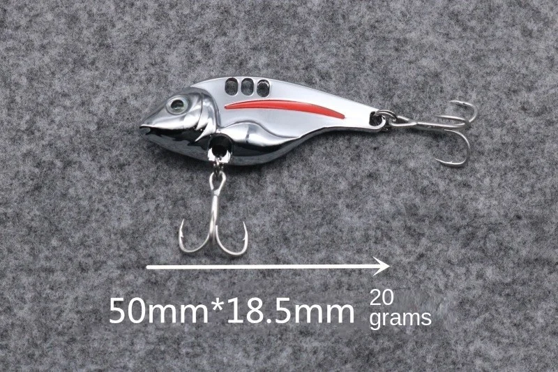 Espressif Lure Dolphin VIB Zinc Alloy Full-Water-Column Bass Bait ABS Pencil Lure - view 12