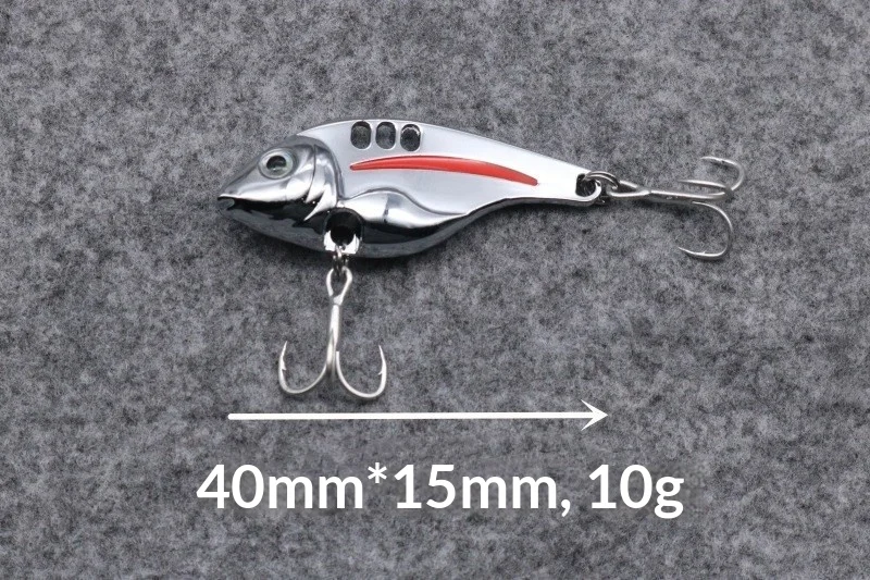 Espressif Lure Dolphin VIB Zinc Alloy Full-Water-Column Bass Bait ABS Pencil Lure - view 13