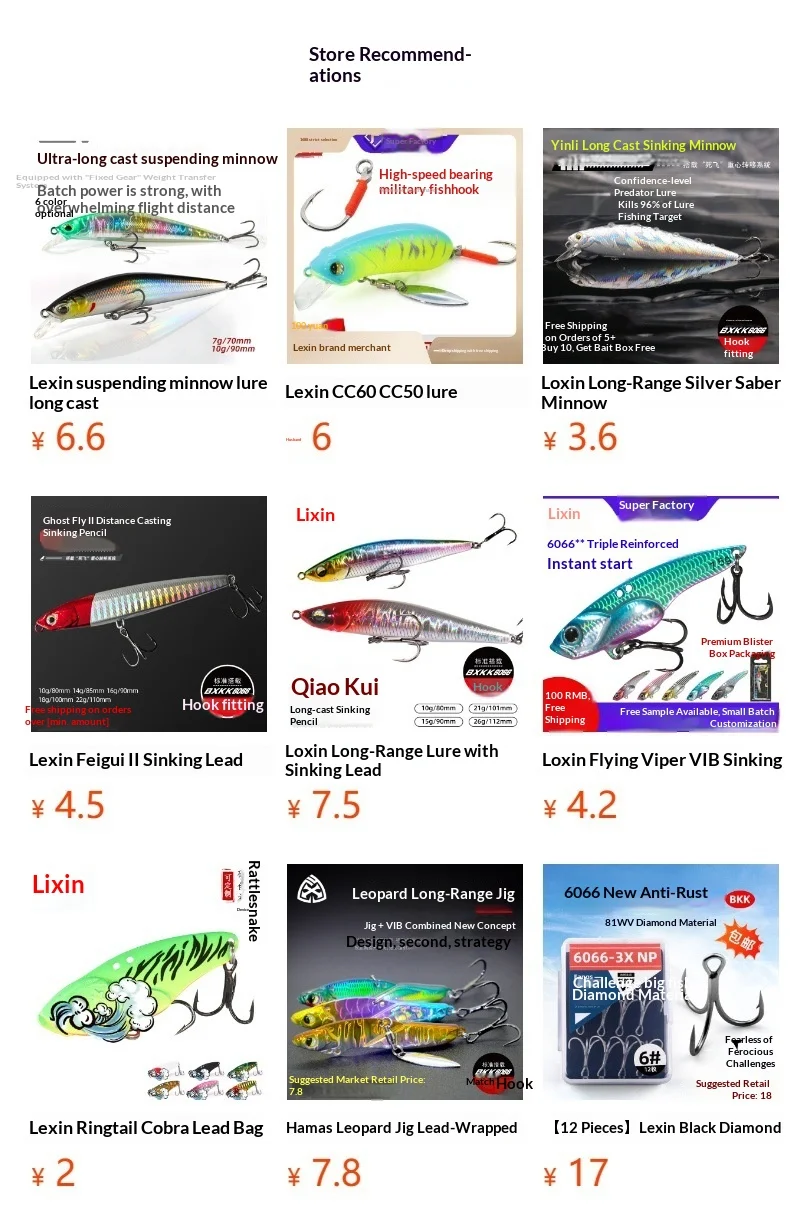 Espressif Explosive Fishing Shore Casting Lead Jig Big-Tail ABS Pencil Lure - view 8