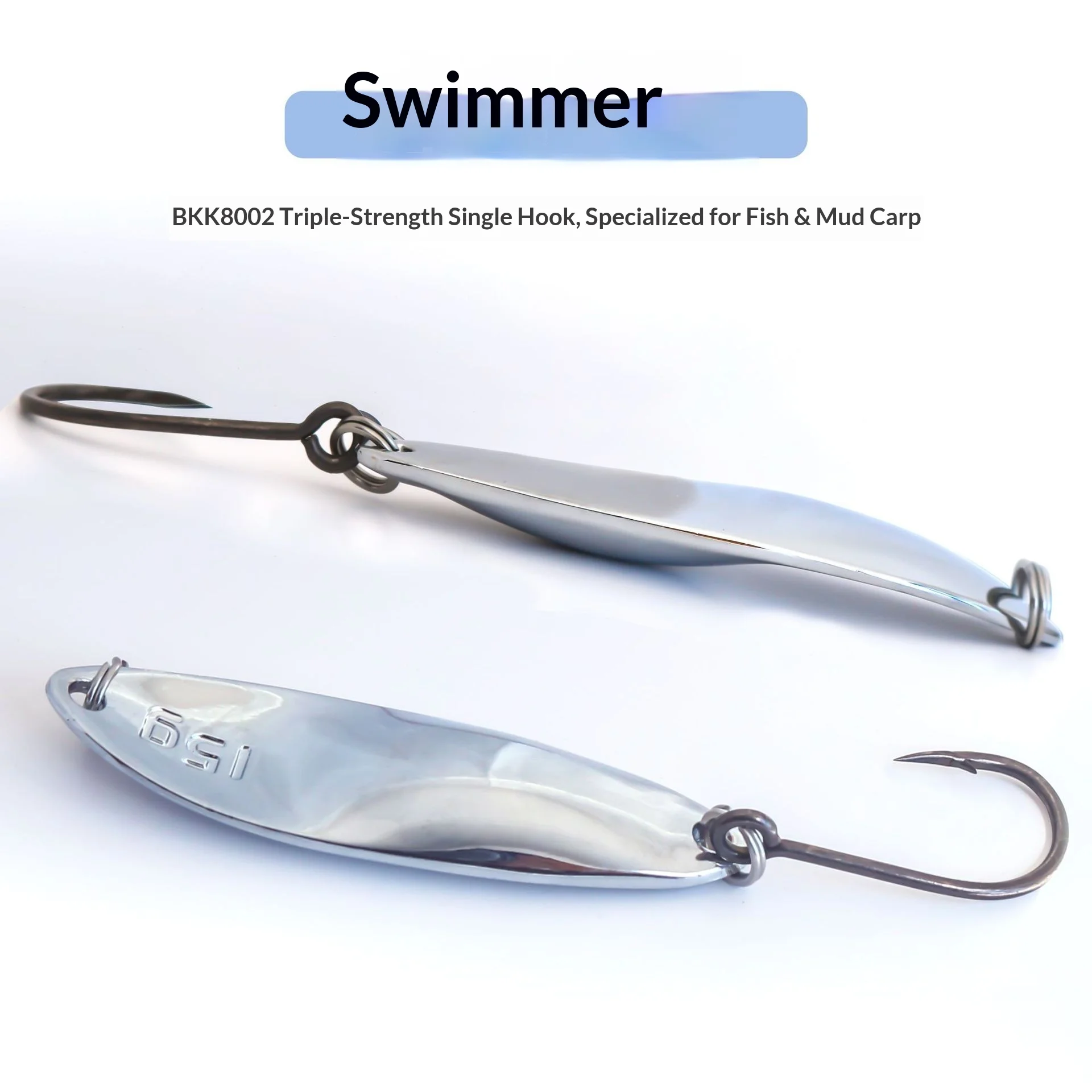 Crankbait Lure Zinc Alloy Sequin Barbless Bait for Sea Bass ABS Pencil Lure - view 2