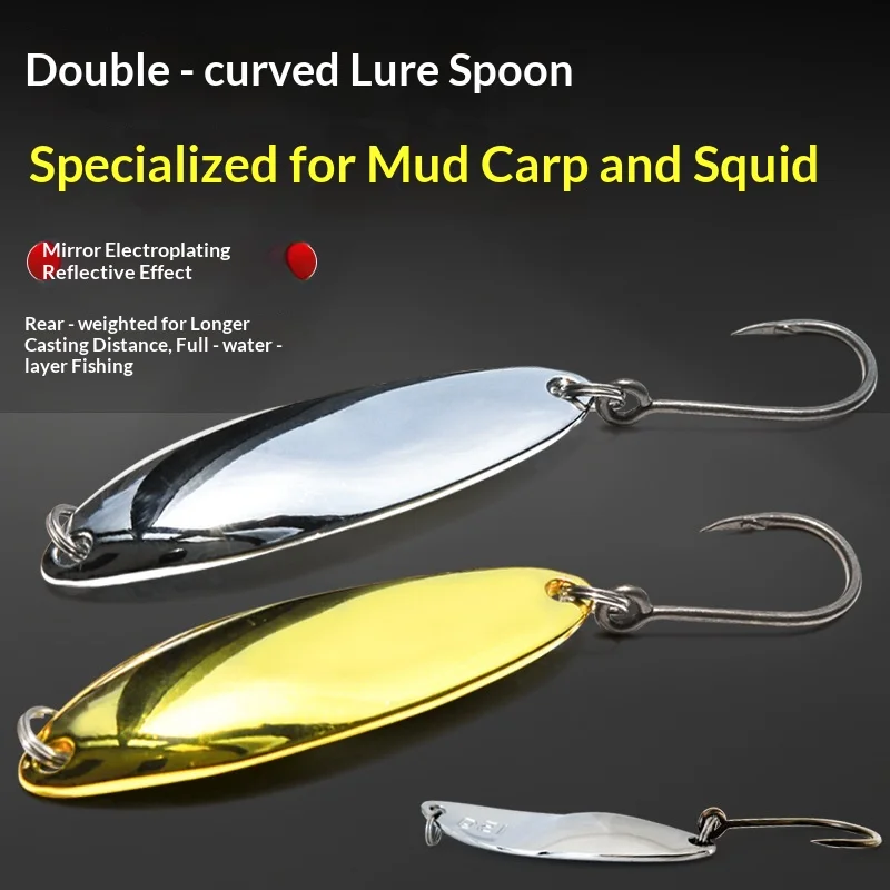 Crankbait Lure Zinc Alloy Sequin Barbless Bait for Sea Bass ABS Pencil Lure - view 3