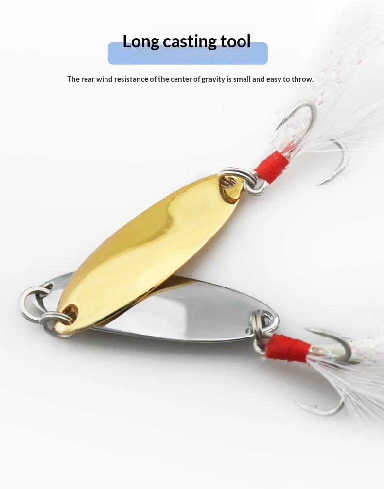 Crankbait Lure Zinc Alloy Sequin Barbless Bait for Sea Bass ABS Pencil Lure - view 9