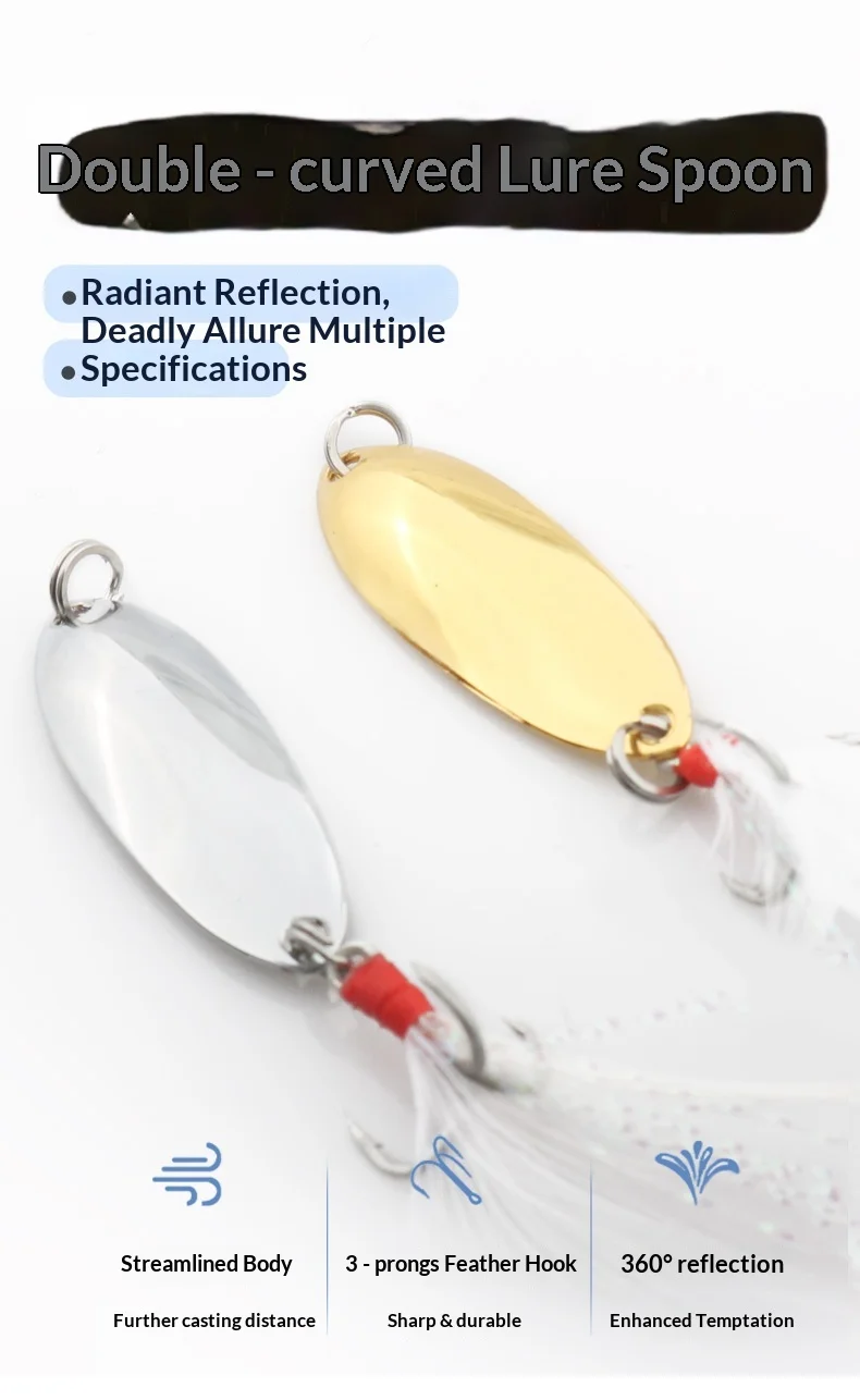 Crankbait Lure Zinc Alloy Sequin Barbless Bait for Sea Bass ABS Pencil Lure - view 10