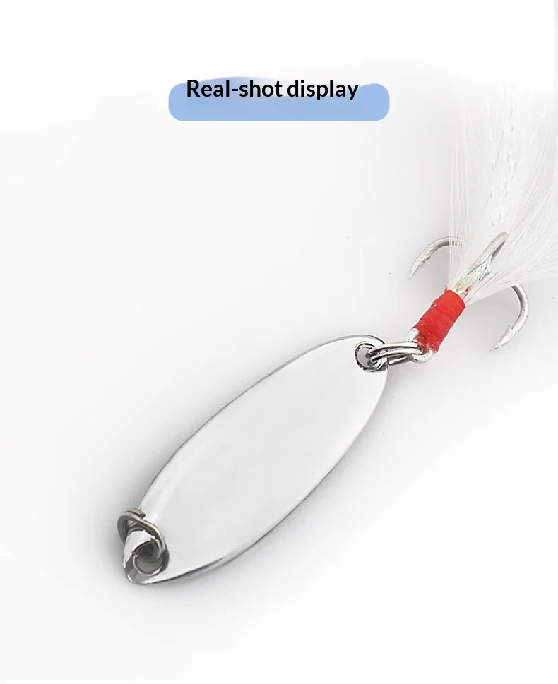 Crankbait Lure Zinc Alloy Sequin Barbless Bait for Sea Bass ABS Pencil Lure - view 13