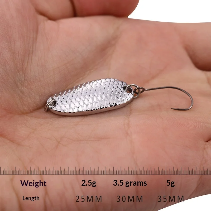 Dragon Scale Fish Mouth Sequin Stream Lure Bare Blade Micro Bait ABS Pencil Lure - view 17