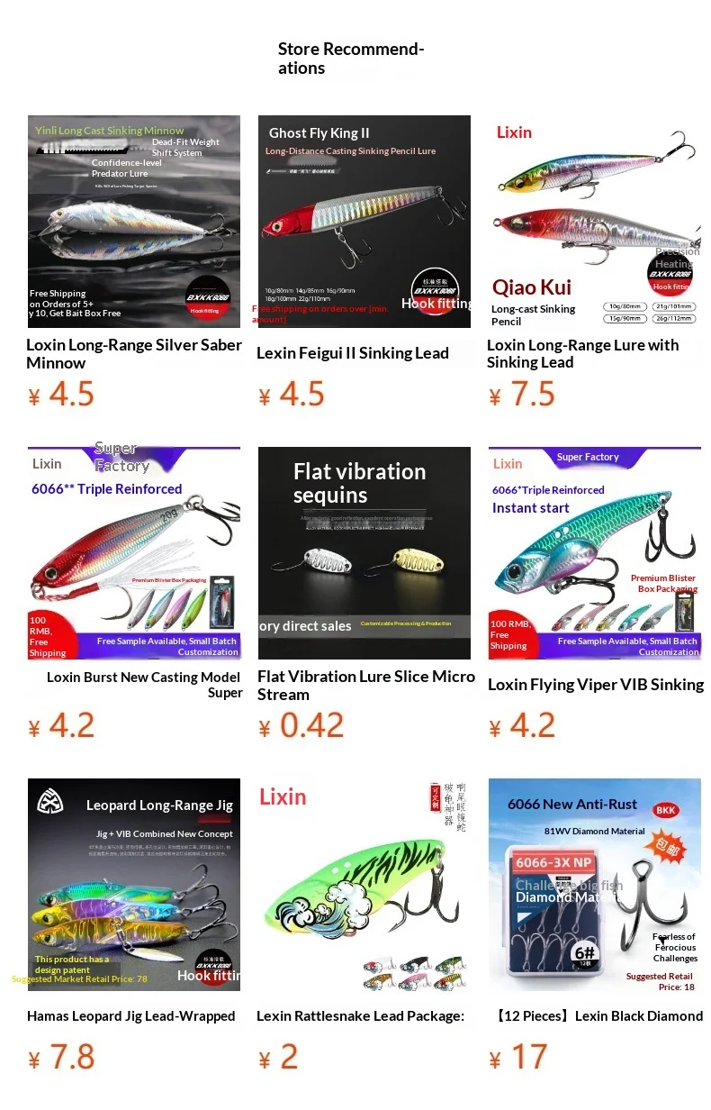 Dragon Scale Fish Mouth Sequin Stream Lure Bare Blade Micro Bait ABS Pencil Lure - view 9