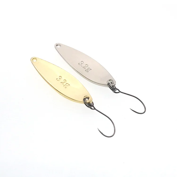 Lure Sequin Willow Leaf Spoon-Shaped Pure Copper Mandarin Fish