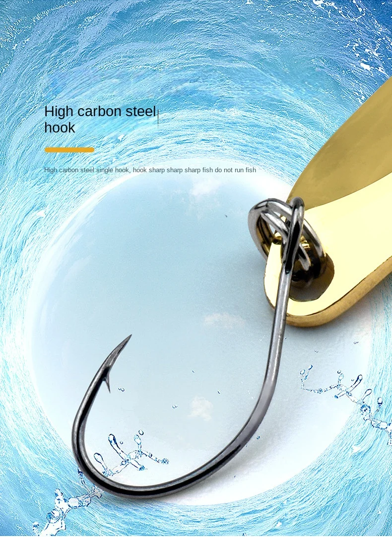 Lure Sequin Willow Leaf Spoon-Shaped Pure Copper Mandarin Fish ABS Pencil Lure - view 8