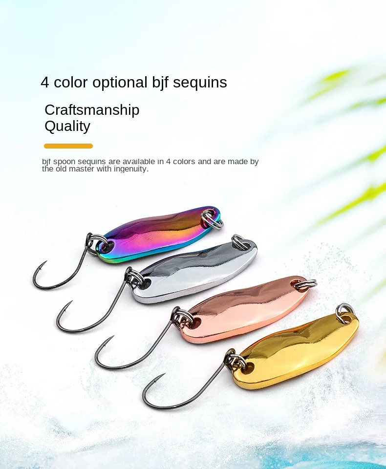Lure Sequin Willow Leaf Spoon-Shaped Pure Copper Mandarin Fish ABS Pencil Lure - view 17