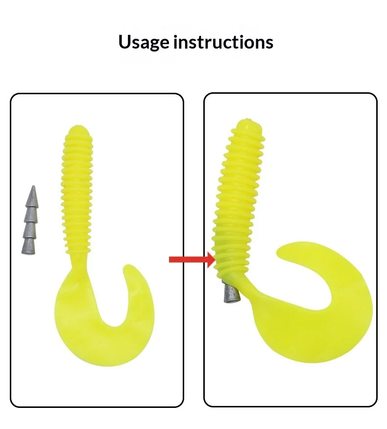 Espressif Lure Tower-Shaped Lead Sinker Soft-Bait Texas Rig Slow ABS Pencil Lure - view 10