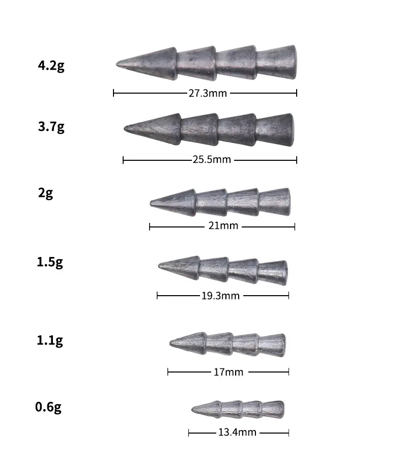 Espressif Lure Tower-Shaped Lead Sinker Soft-Bait Texas Rig Slow ABS Pencil Lure - view 14