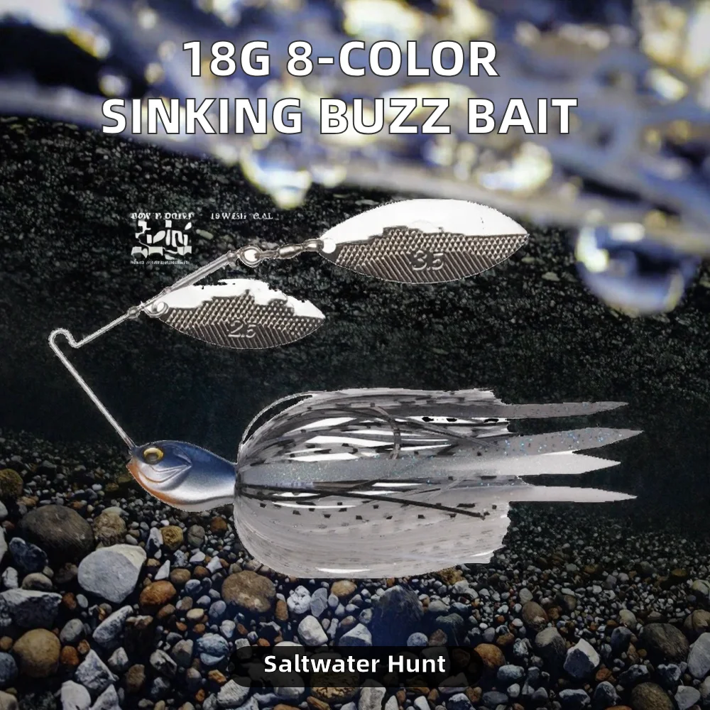 New 18g 8Colors 120mm Sinking Buzz Bait Bass Big Mouth Swimbait ABS Pencil Lure - view 3