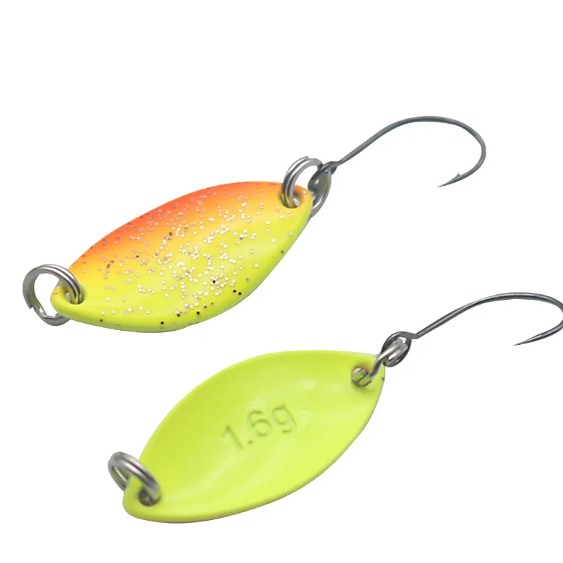 Lexin Luya Copper Live Bait Bionic Spoon with Hooks for Trout ABS Pencil Lure - view 5