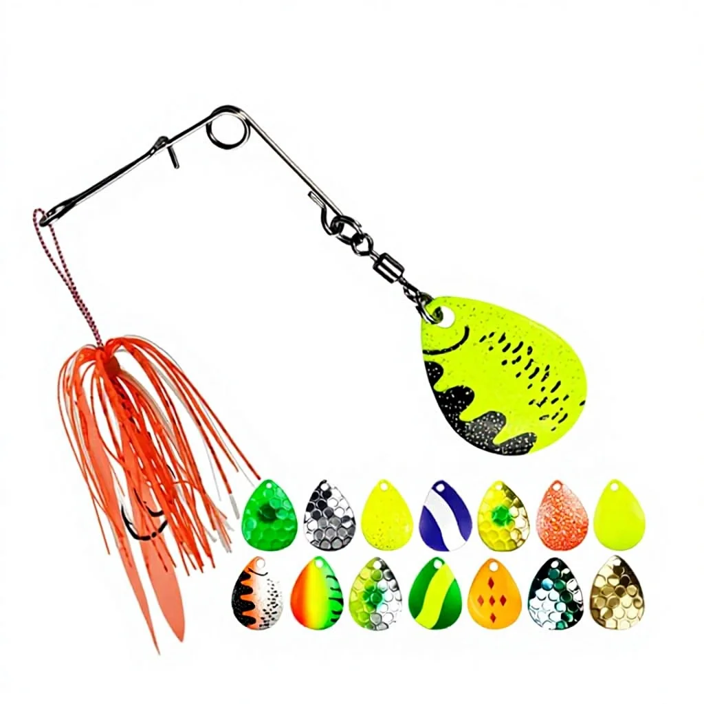 Iron Black Pit Sequins Color Rotary DIY Bait Beard Guy