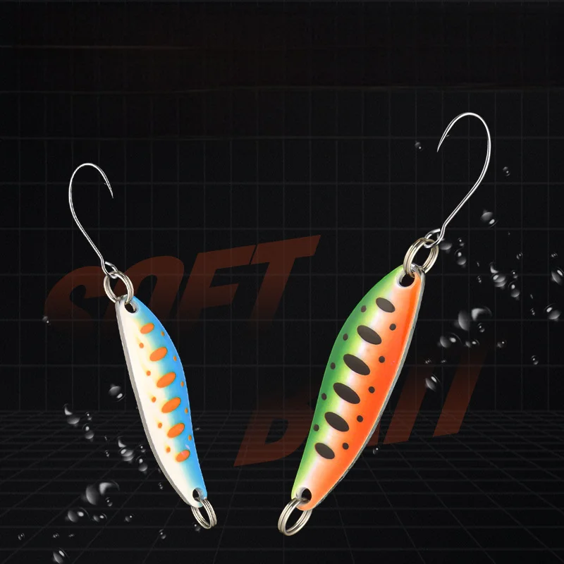 Taiyu Curved Willow Blade Spinner Lure, 5g 4.5cm Micro Fishing ABS Pencil Lure - view 3