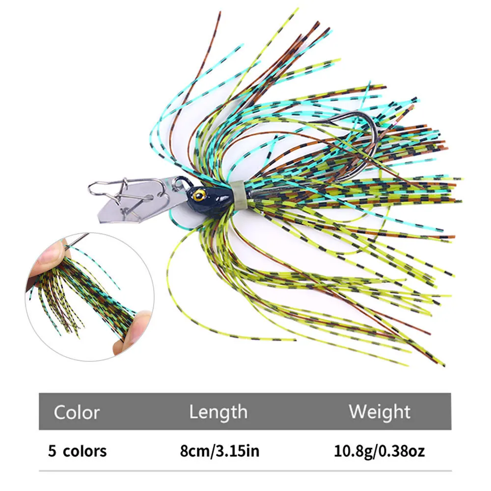 CHEERY High Quality 8CM 11.4G Chatterbait Lure 120mm Spinner Jig ABS Pencil Lure - view 3