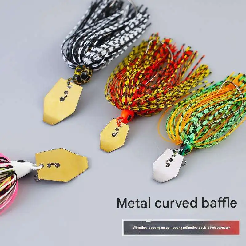 CHEERY 7g 9g 11g 13g 18g 21g Chatterbait Blade Fishing Lure Metal ABS Pencil Lure - view 6
