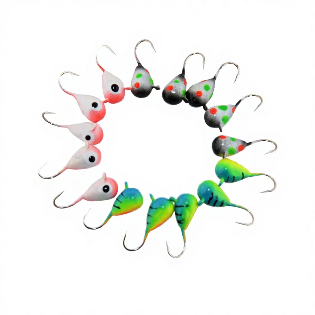 Wholesale JY FISHING Glow Tungsten Head Ice Jigs for Walleye ABS Pencil Lure - view 7