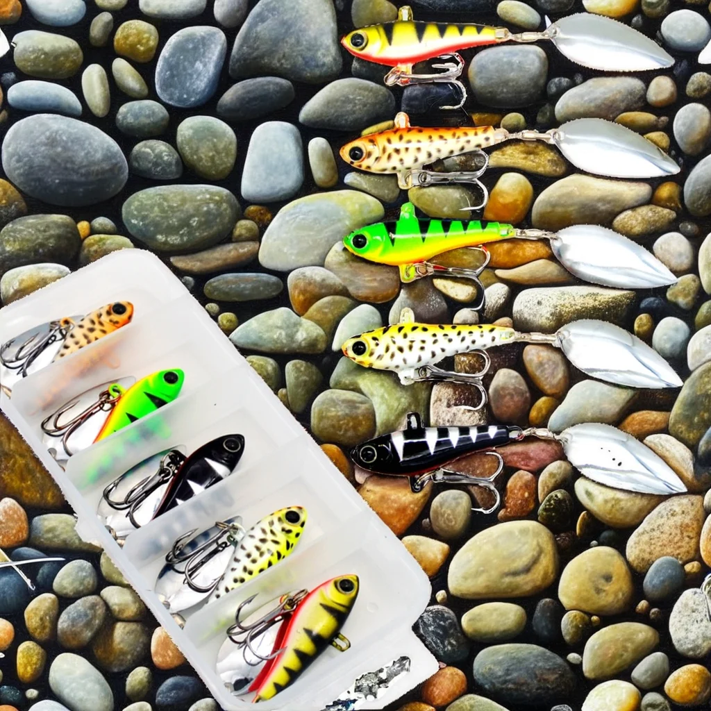 20gVIB PVC Artificial Hard Bait Lure for River Lake Stream Sea ABS Pencil Lure - view 3