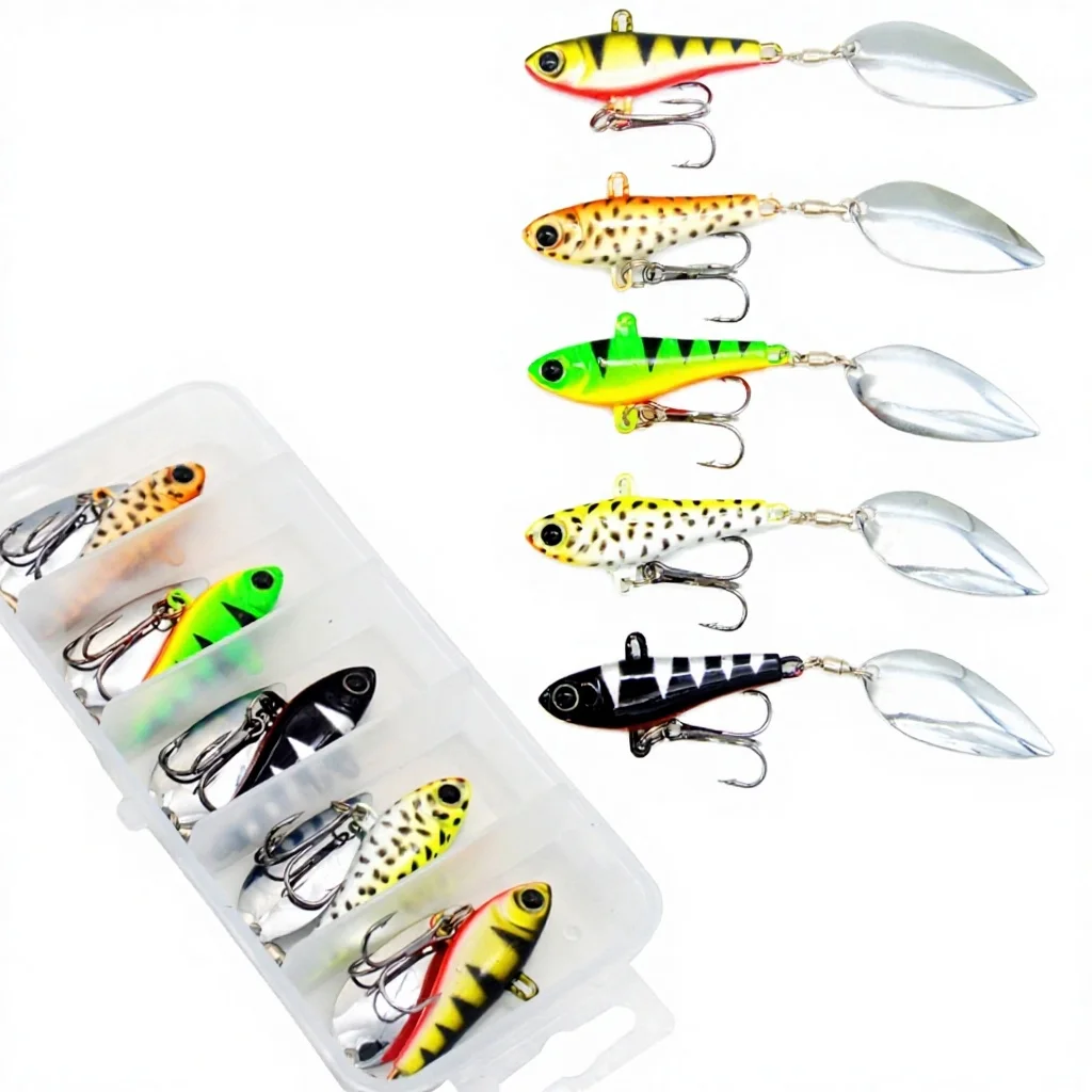 20gVIB PVC Artificial Hard Bait Lure for River Lake Stream Sea ABS Pencil Lure - view 4