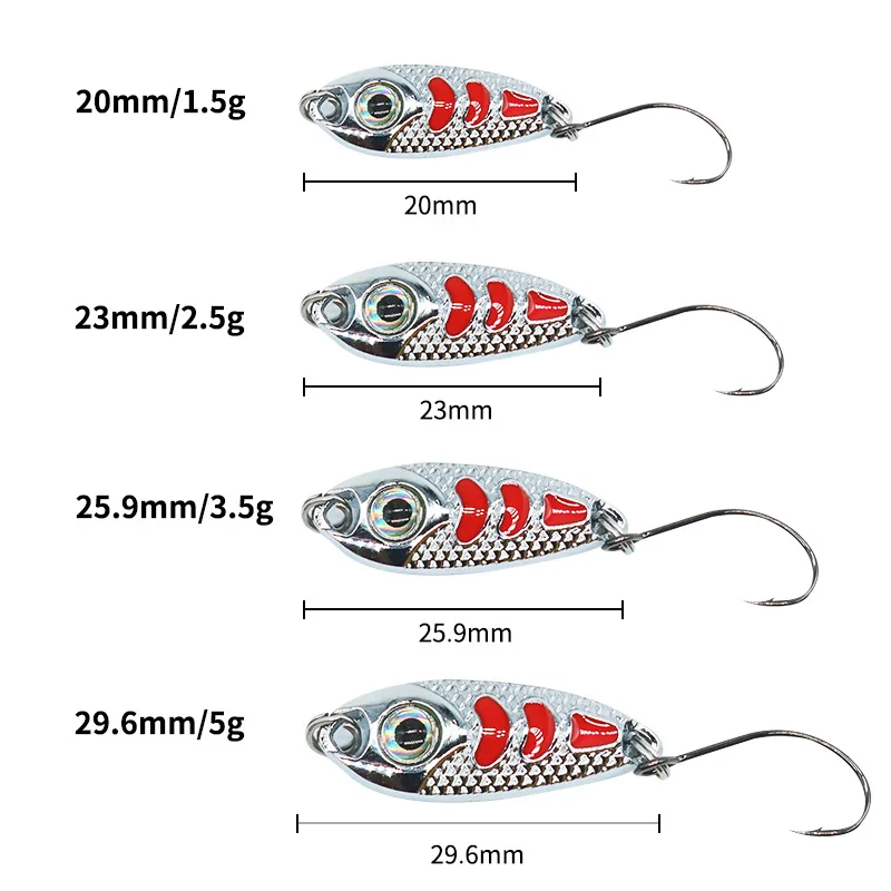 Lure Small Bean Ding Sequin Spoon Road White Horse Mouth ABS Pencil Lure - view 3
