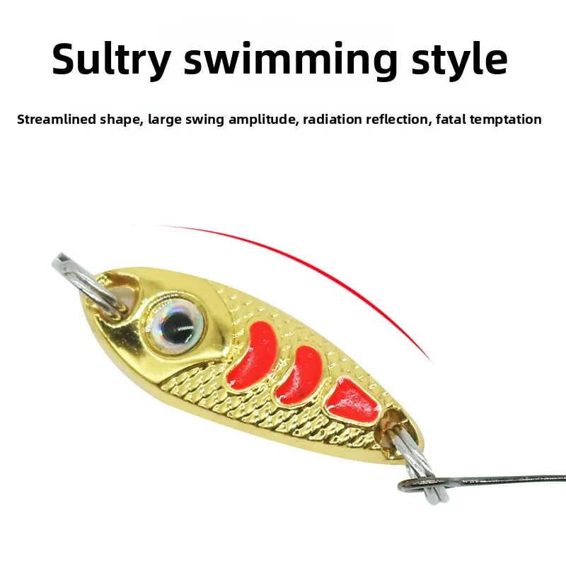 Lure Small Bean Ding Sequin Spoon Road White Horse Mouth ABS Pencil Lure - view 4