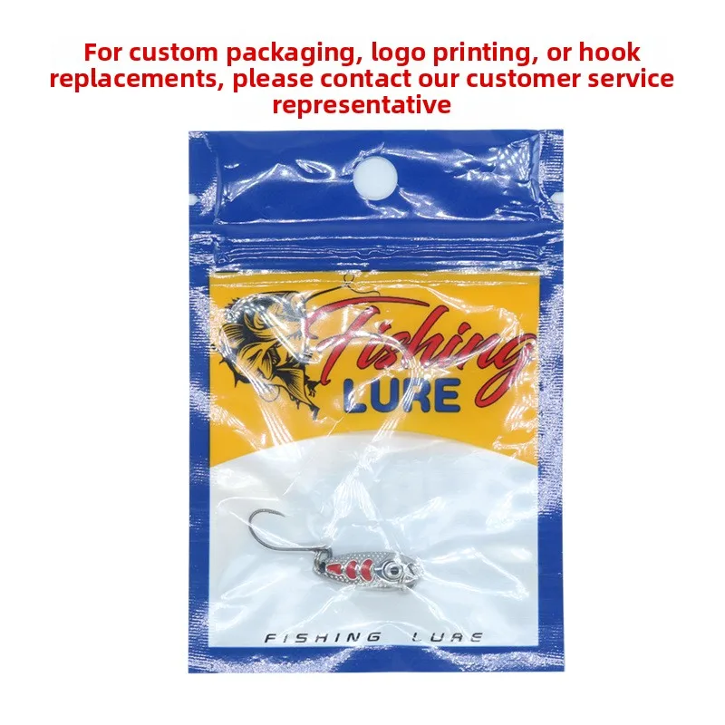 Lure Small Bean Ding Sequin Spoon Road White Horse Mouth ABS Pencil Lure - view 6