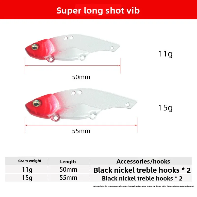 VIB Luya Lead-coated Copper Artificial Hard Bait for Bass with ABS Pencil Lure - view 3
