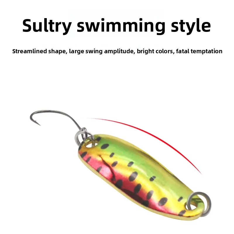 25g Pure Copper Spoon Type Bass Horse Mouth Sequins 35g ABS Pencil Lure - view 5