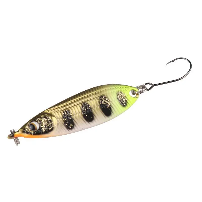 JK Spinner Bait Stream Lure, Metal Spoon for Bleak, Minnow, Bass,