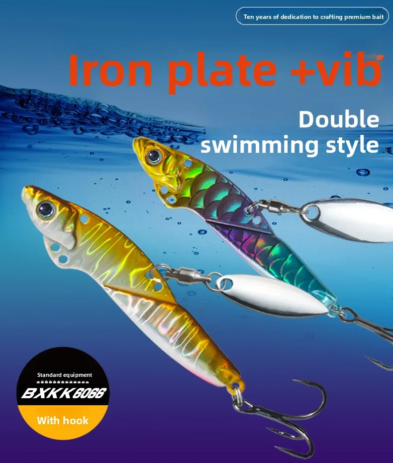 Hammaz Cheetah Iron Plate Lead-coated Copper Far-cast Artificial Metal Jig ABS Pencil Lure - view 6
