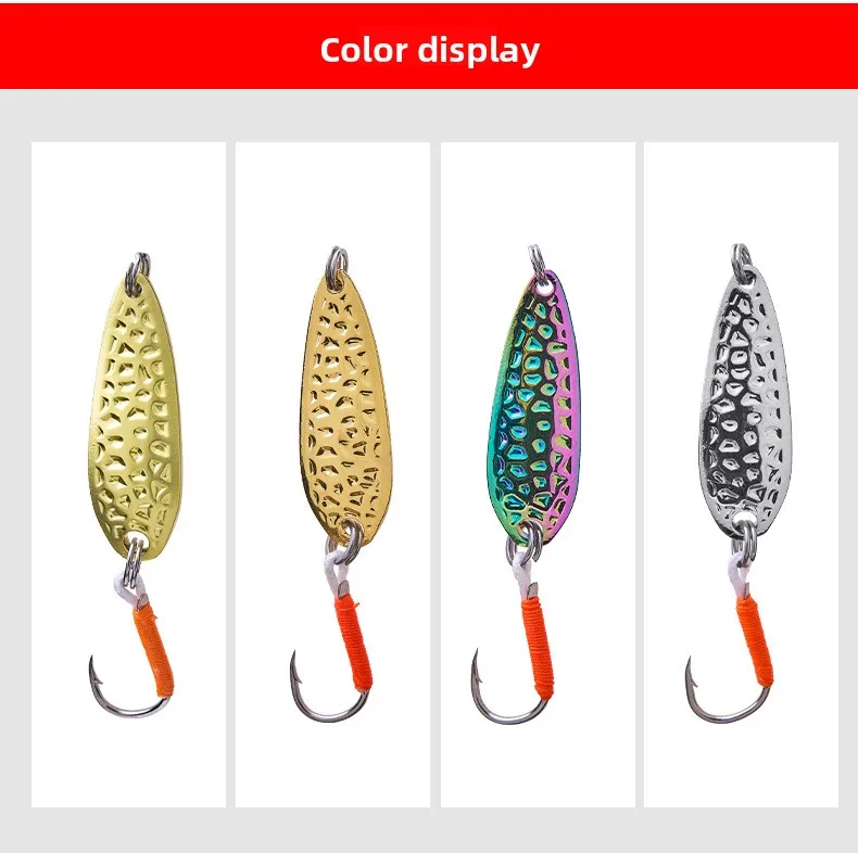 Pure Copper Fly Bait with Iron Plate and Stream Hooks White Strip ABS Pencil Lure - view 8