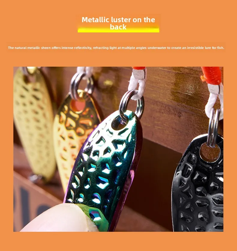 Pure Copper Fly Bait with Iron Plate and Stream Hooks White Strip ABS Pencil Lure - view 9