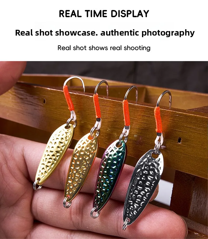 Pure Copper Fly Bait with Iron Plate and Stream Hooks White Strip ABS Pencil Lure - view 12