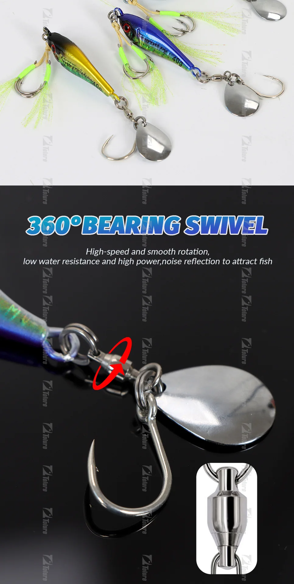 New Small Metal Jig Bait Hook Sequins Artificial Hard ABS Pencil Lure - view 7