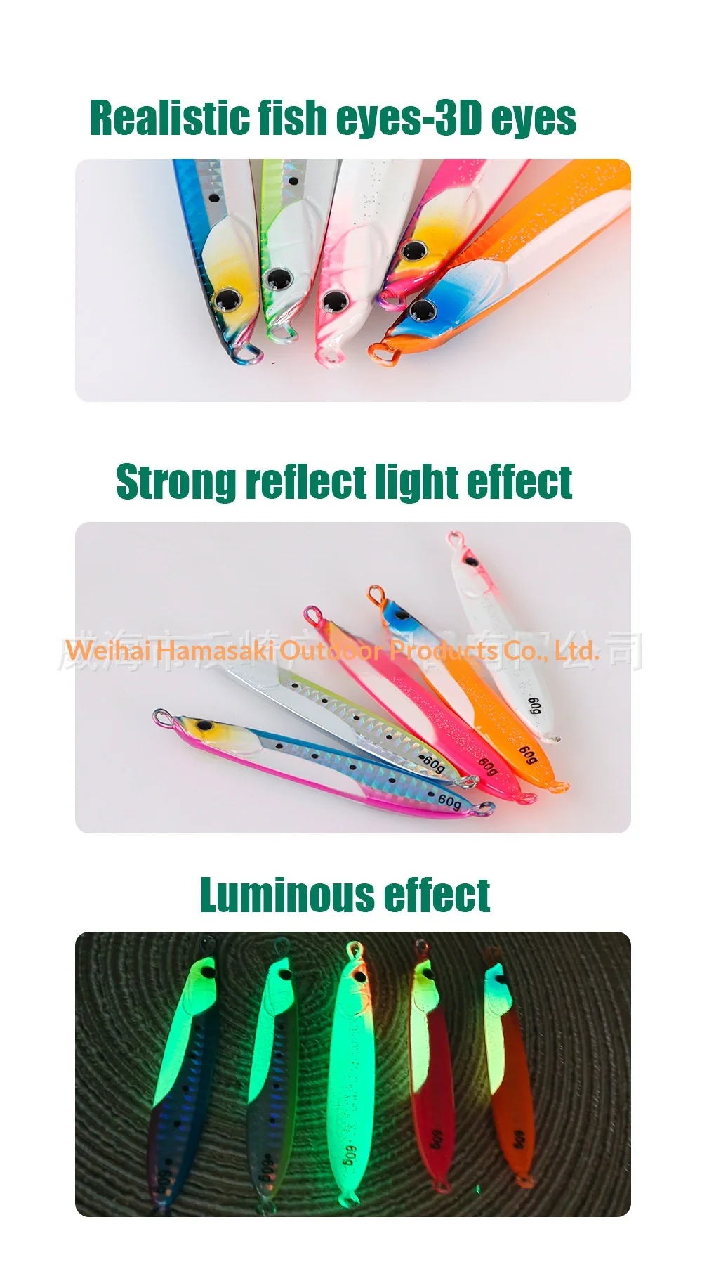 Tolure Long-Cast Jigging Metal Artificial Hard Bait Lure 40g-150g ABS Pencil Lure - view 1