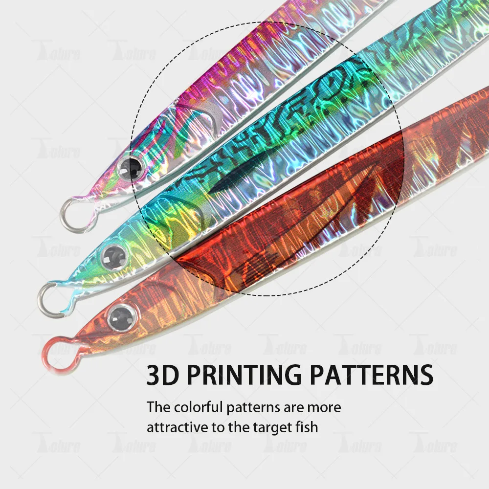 Lure Bait TK Fast-Sinking Metal Plate Noctilucent UV Lead Fish ABS Pencil Lure - view 12