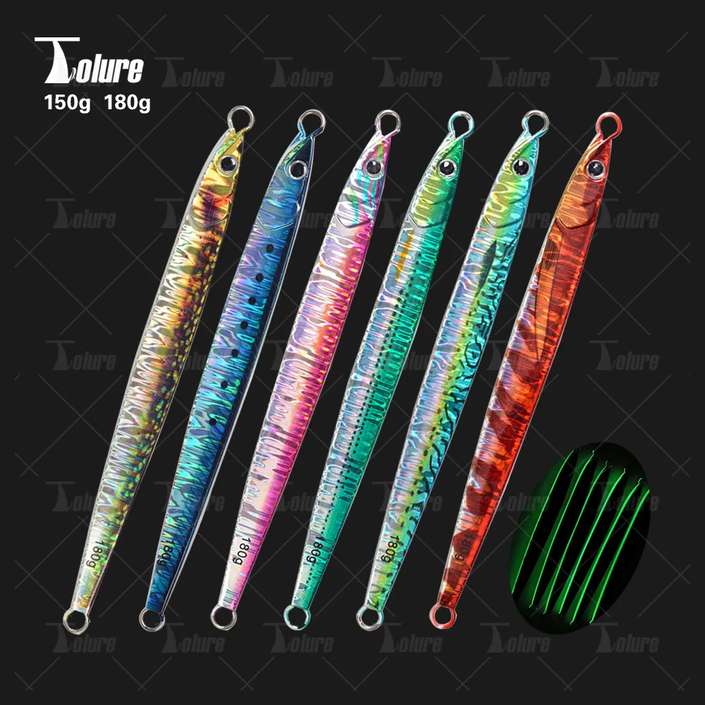 Lure Bait TK Fast-Sinking Metal Plate Noctilucent UV Lead Fish ABS Pencil Lure - view 14