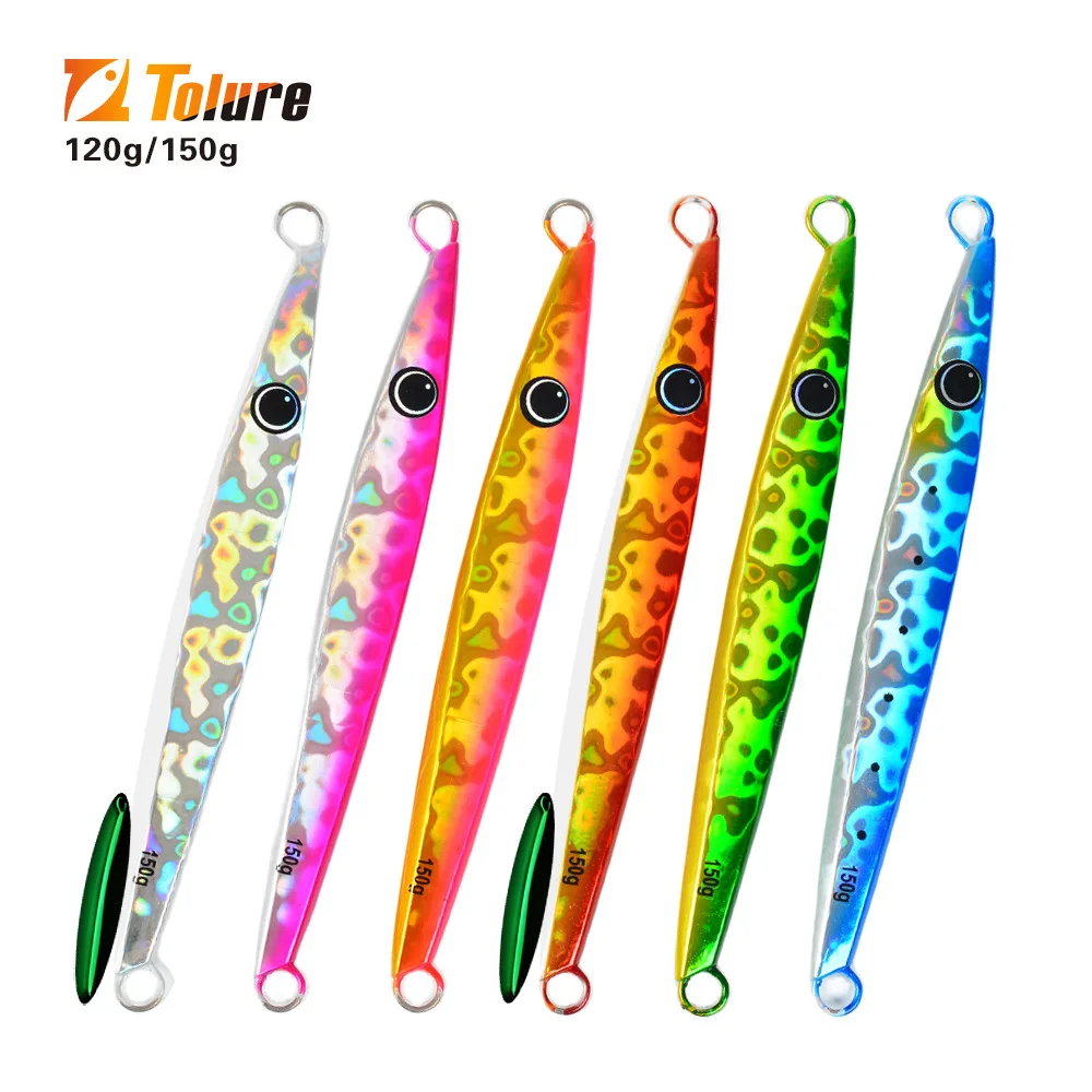 Fast-Sinking Artificial Hard Bait Jig Lure 150g Long-Cast Laser ABS Pencil Lure - view 14