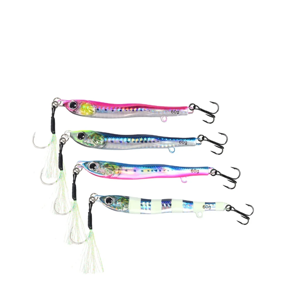 S-Type Little Jack Shore Lead Metal Jig Lure with Slow-Jerking
