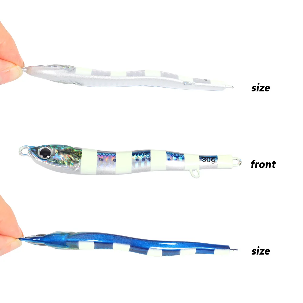 S-Type Little Jack Shore Lead Metal Jig Lure with Slow-Jerking ABS Pencil Lure - view 10