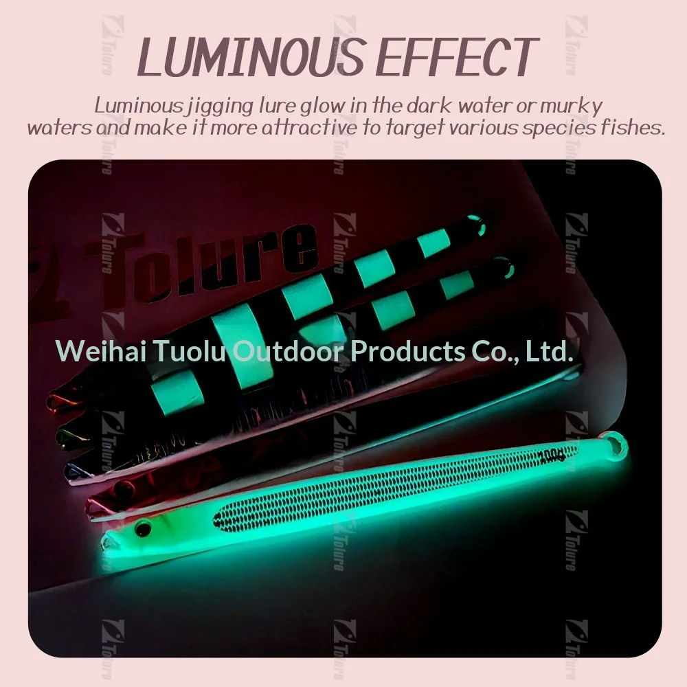 Luminous Laser Lead Sea Fishing Boat Spanish Mackerel Lure Bait ABS Pencil Lure - view 9