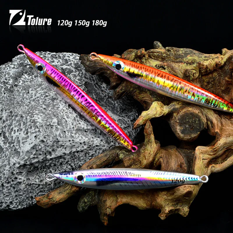 Night-Glow Speed-Sinking Artificial Hard Bait Metal Fish Lure ABS Pencil Lure - view 12