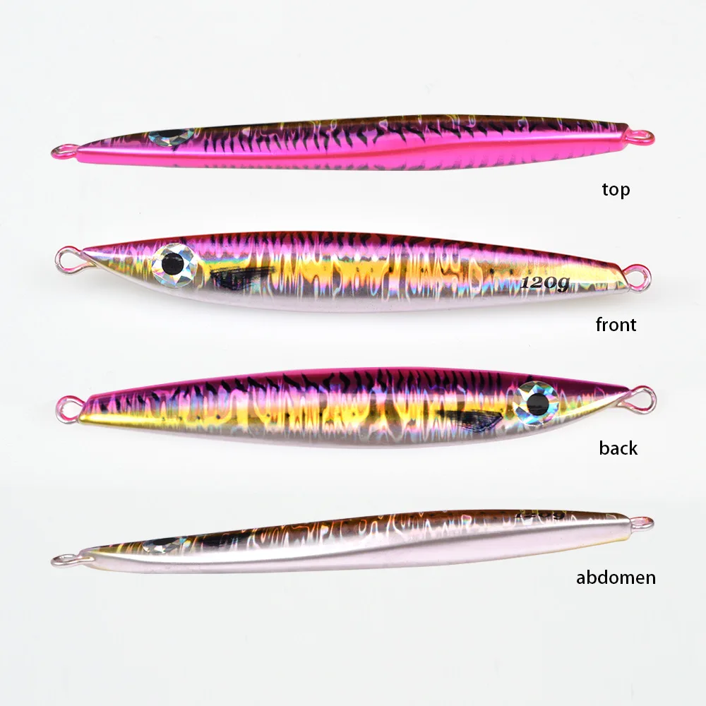 Night-Glow Speed-Sinking Artificial Hard Bait Metal Fish Lure ABS Pencil Lure - view 4
