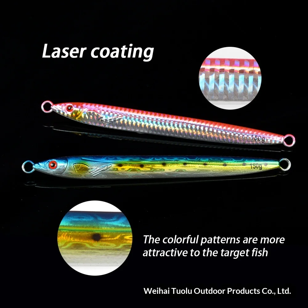 TL 3D Printed 150g Bionic Biomimetic Night-Luminous Fast-Sinking Metal Jig ABS Pencil Lure - view 10