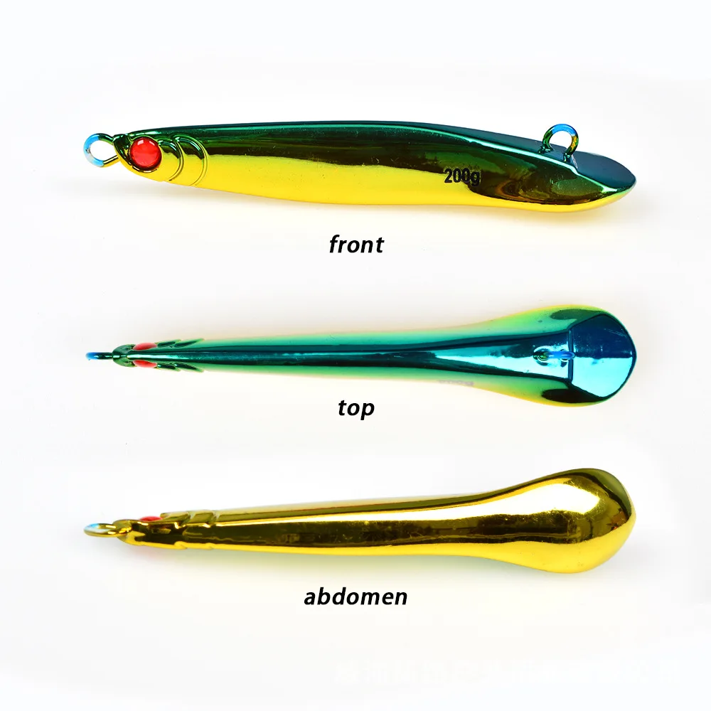 TL Yan Yue Electroplated Golden Fish TL Iron Plate 40g-200g Metal Jig ABS Pencil Lure - view 10