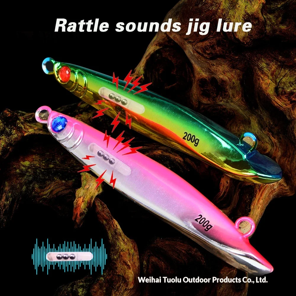 TL Yan Yue Electroplated Golden Fish TL Iron Plate 40g-200g Metal Jig ABS Pencil Lure - view 13