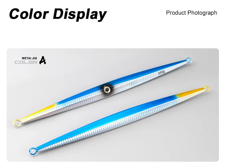 Laser Rapid-Sinking Metal Jig Lure with Fast Retrieve & Slow ABS Pencil Lure - view 8
