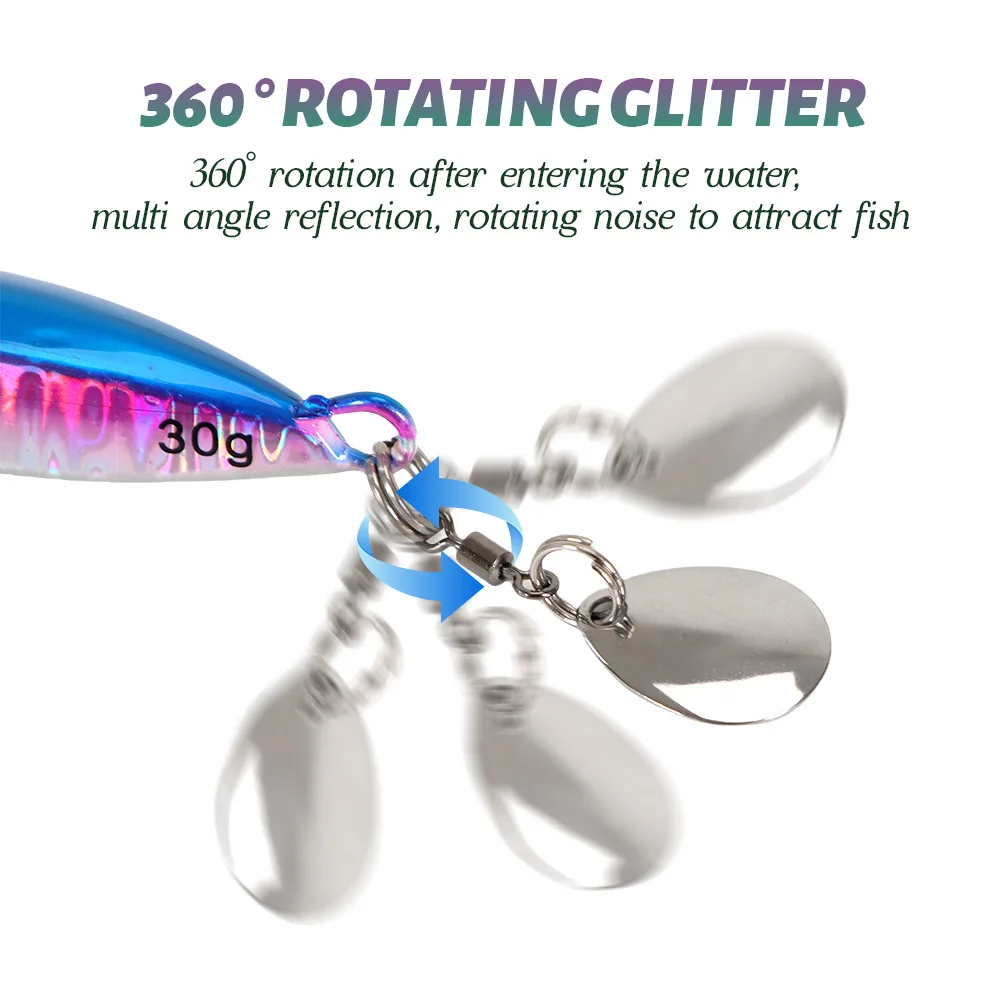 Cross-Border Xiaodoudou Artificial Hard Bait Lure Mini Metal Jig ABS Pencil Lure - view 3